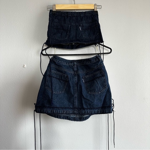Matching denim skirts - Picture 2 of 4